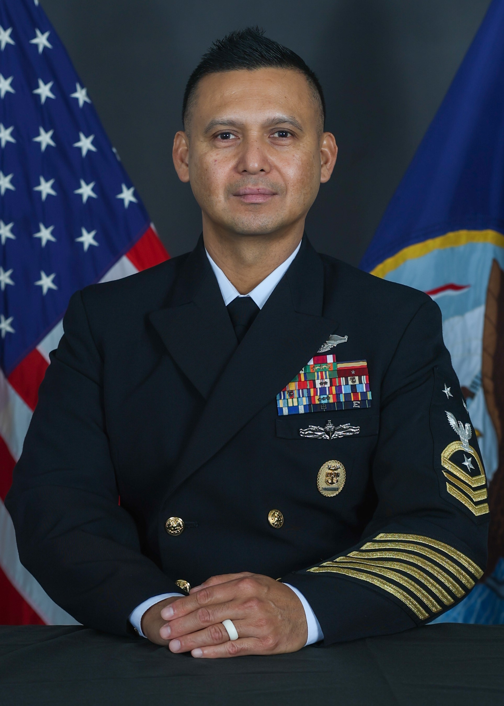 Photo of Master Chief Petty Officer (FMF/SW) Robert Ryan B. Pagcaliwagan  - Command Master Chief, NAVSUP Fleet Logistics Center Pearl Harbor